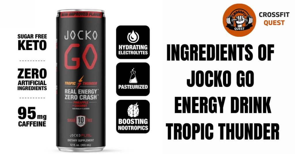 Ingredients of Jocko Go Drink Tropic Thunder