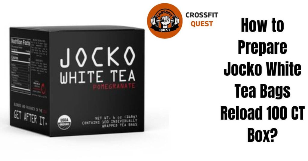 How to Prepare Jocko White Tea Bags Reload 100 CT Box?