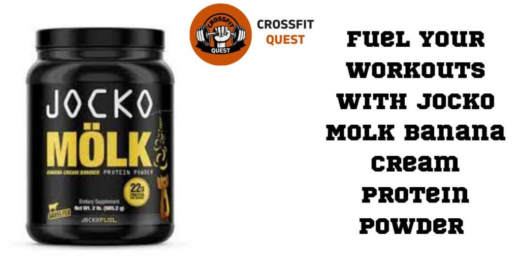 Jocko Molk Banana Cream Protein Powder