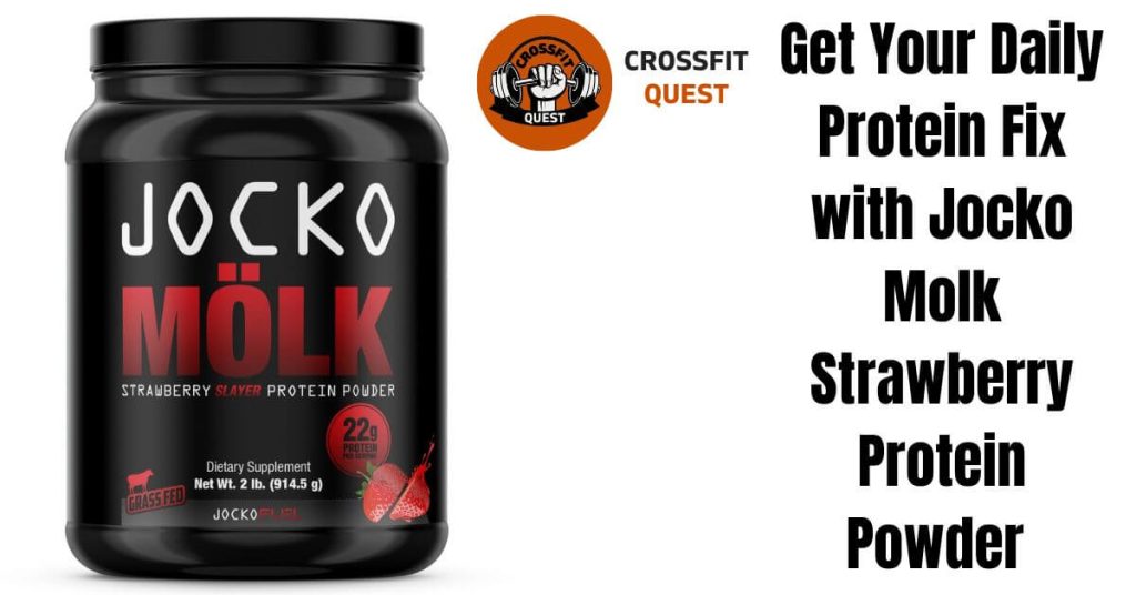 Jocko Molk Strawberry Protein Powder