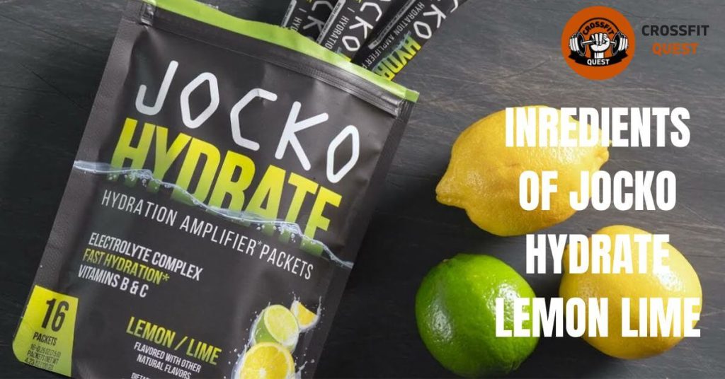 Ingredients of Jocko Hydrate Lemon Lime