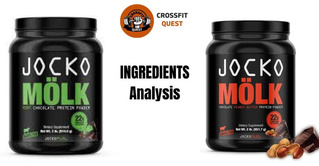 Ingredients of Jocko Molk