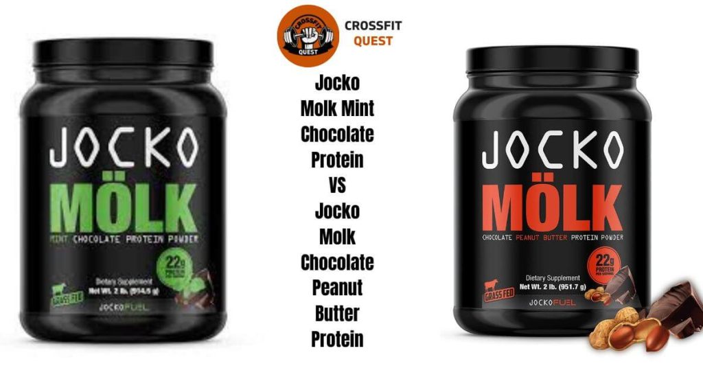 Jocko Molk Mint Chocolate Protein VS Jocko Molk Chocolate Peanut Butter Protein